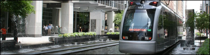 Photo of the train downtown Houston take by a private investigator.